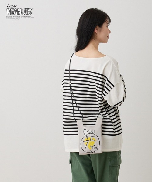 スヌーピー　日本製　レトロ　ビンテージ　ポシェット　ショルダー　バッグ　ポーチ Vintage PEANUTS ショルダーバッグ バッグ 「PEANUTSコミック