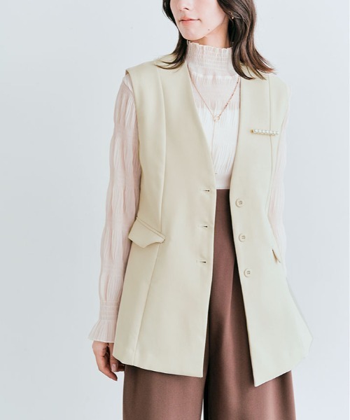 ベスト ジレ OUI CLASSYジレベスト レディース ベスト ジレ OUI CLASSYジレベスト レディース : ZOZOTOWN Yahoo