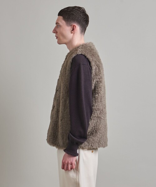 LOEFF ベスト ジレ 「LOEFF」シャギー MEN