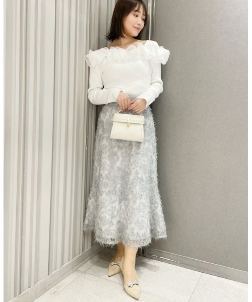 CELFORD スカート スパンコールレーススカート レディース : ZOZOTOWN  