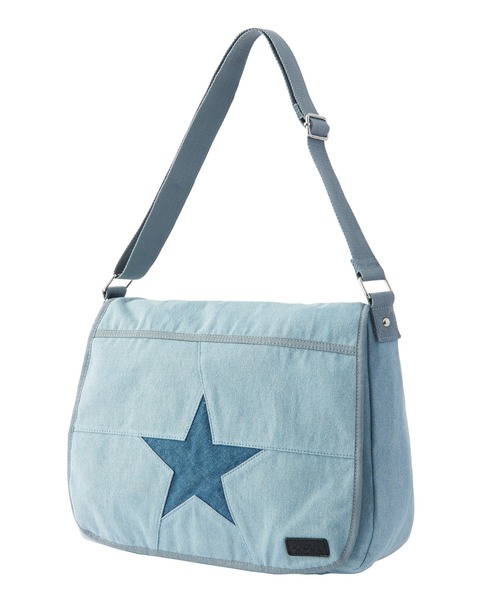 X-girl ショルダーバッグ バッグ STAR PANELED MESSENGER BAG