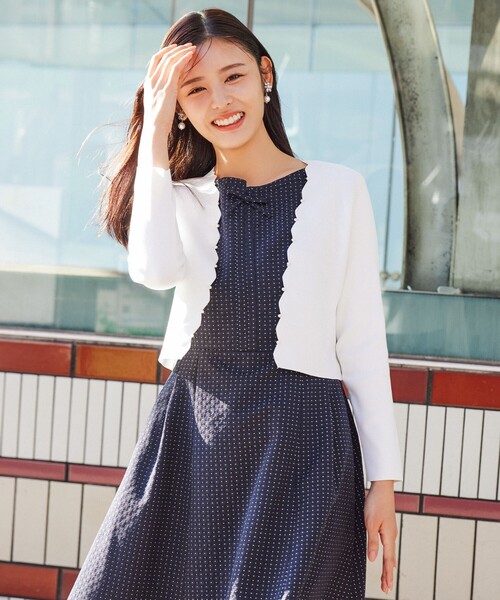 TOCCA（トッカ） カーディガン SCALLOP ボレロ レディース : ZOZOTOWN
