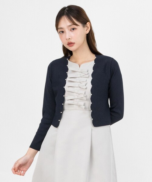 【洗える】TOCCA SKIPPING カーディガン M 洗える！】CASHMERE CARDIGAN カーディガン / TOCCA | ファッション