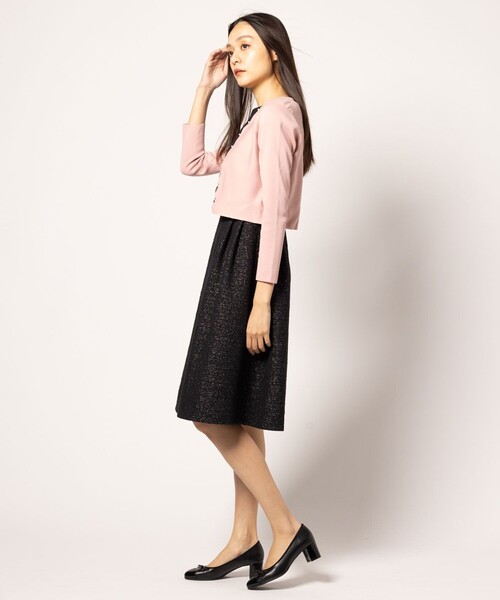 TOCCA トッカ ♡ シルクのボレロ　カーディガン　トップス　M 黒 TOCCA（トッカ） カーディガン SCALLOP ボレロ レディース : ZOZOTOWN