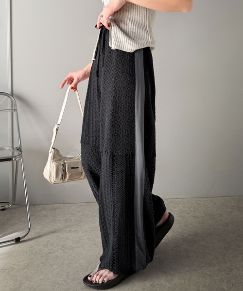 デルフィーノパンツ classicalelf パンツ 大人華やかリラクシー。レース切替