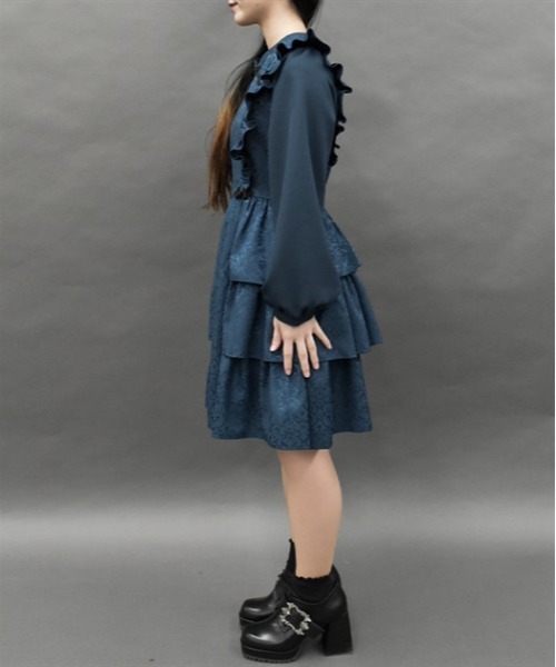【Amavel】Butterfly Embroidery チャイナワンピース Amavel / Butterfly Embroideryチャイナワンピース Free