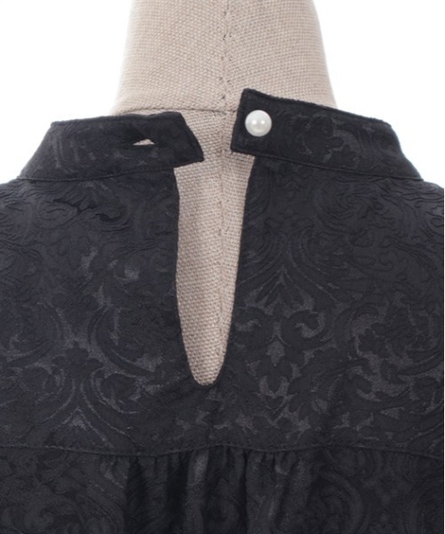 axes femme POETIQUE ワンピース バタフライ刺繍チャイナ釦