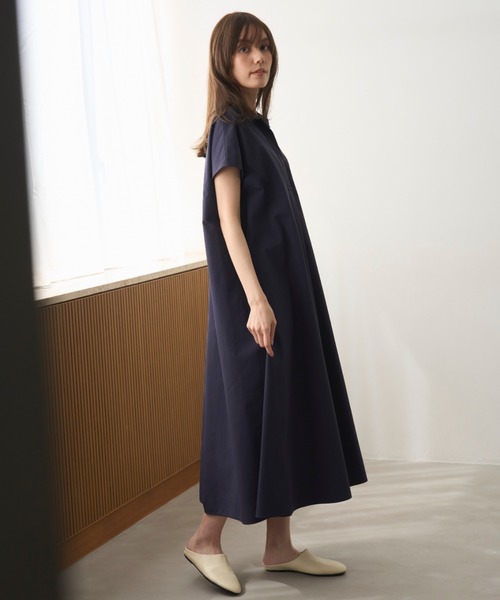 Mila Owen ワンピース スキッパーカラーAラインワンピース