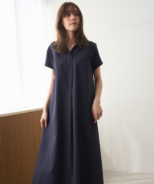  カラーブロック Aライン ワンピース ドレス Vin｜ブロック切り替えAラインワンピース | Rakuten Fashion