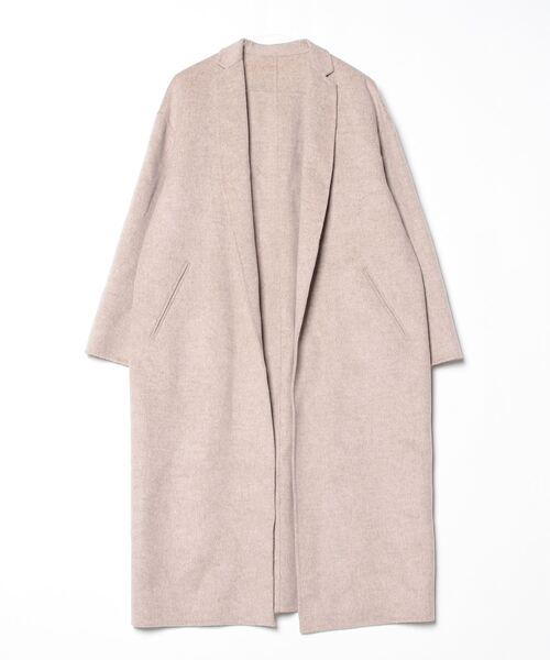 Plage プラージュ ウールロングコート 38サイズ plage（プラージュ） チェスターコート 38 ブラウン レディース