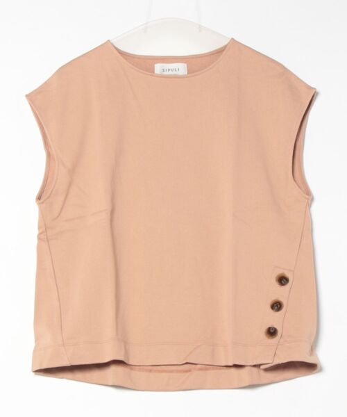 tシャツ French Terry アシンメトリーベスト レディース SIPULI tシャツ French Terry アシンメトリーベスト レディース