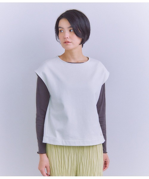 tシャツ French Terry アシンメトリーベスト レディース SIPULI tシャツ French Terry アシンメトリーベスト レディース