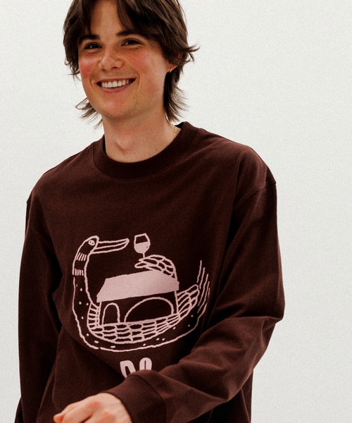 tシャツ 「WDC x M」PRINT LONGSLEEVE TEE レディース メンズ