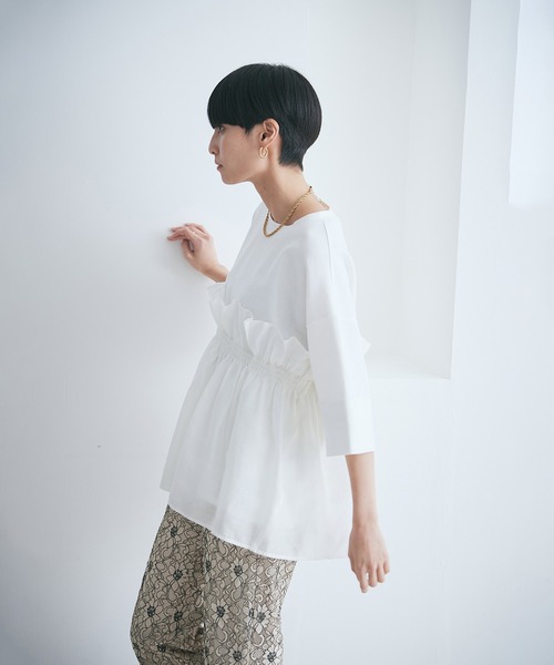 ROSE BUD★ドッキングフリルカットソー ROSE BUD｜ドッキングフリルカットソー | Rakuten Fashion(楽天