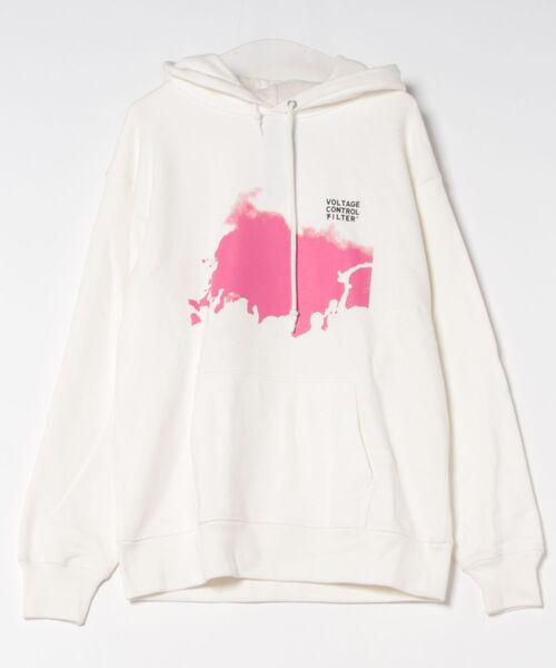 パーカー VOLTAGE CONTROL FILTER/ヴォルテージコントロールフィルター/Print Hoodie Oversized/パーカー レ