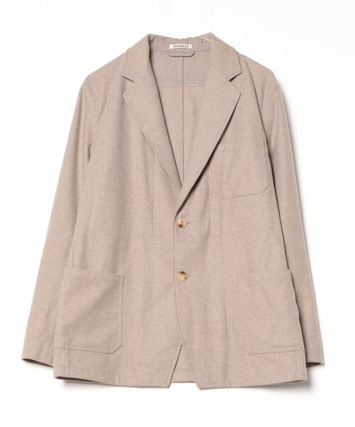 AURALEE ブラウン テーラードジャケット サイズ3 AURALEE（オーラリー） テーラードジャケット 3 ブラウン レディース