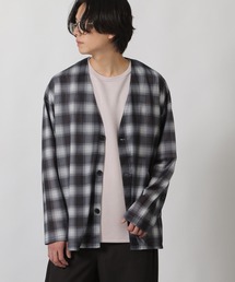 カーディガン オンブレチェックメッシュカーディガン / 319427 メンズ｜ZOZOTOWN Yahoo!店