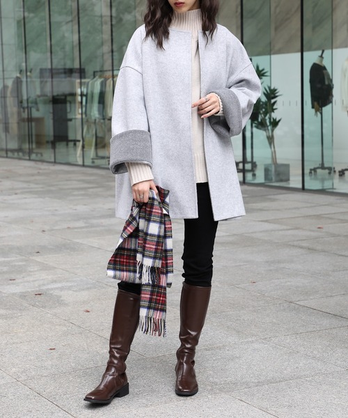 「Joshua Ellis」 マフラー FREE ブルー レディース_画像3