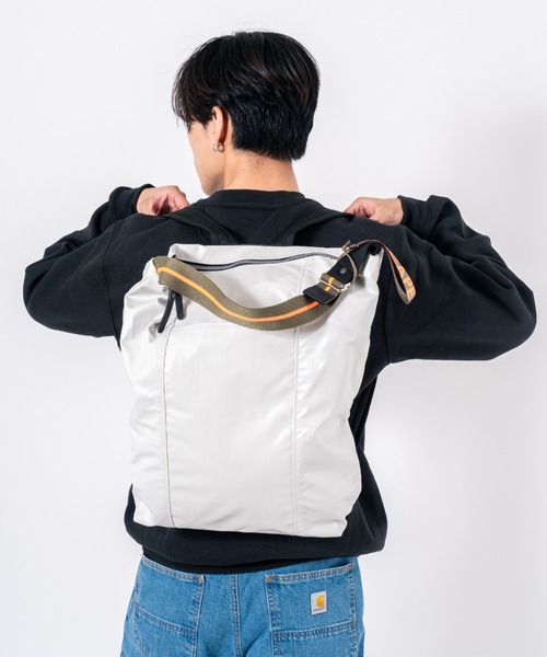 ジャックゴム　美品 アイボリー リュック・バックパック B品 JACK GOMME ジャックゴム バックパック LAMI/アイボリー