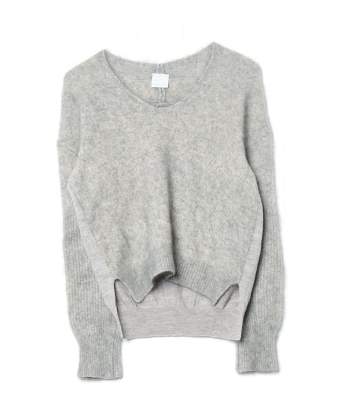 CITYSHOP（シティショップ） Vネックニット FREE グレー レディース