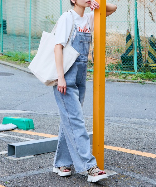 サロペット オーバーオール 「華奢ストラップ×美シルエット