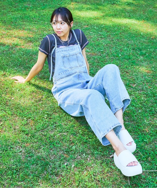 サロペット オーバーオール 「華奢ストラップ×美シルエット