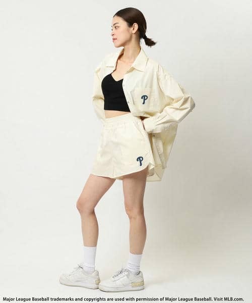 BACK TO THE FIELD ワンピース 「MLB」オーバーサイズシャツ×ショート