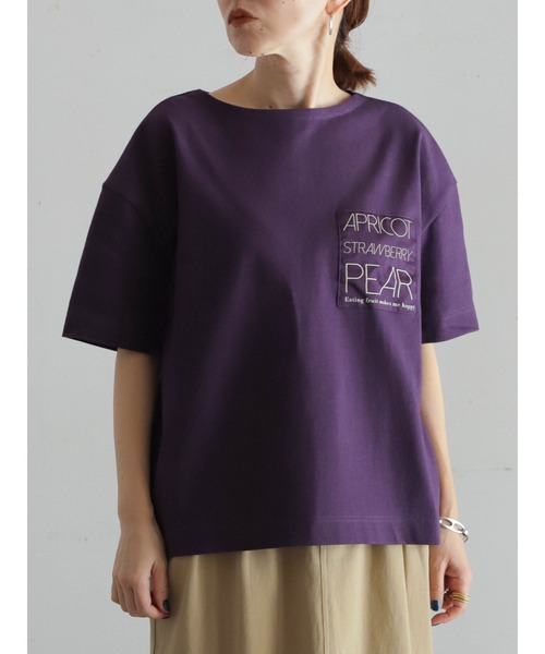 tシャツ fruits PT ボートネックTEE レディース