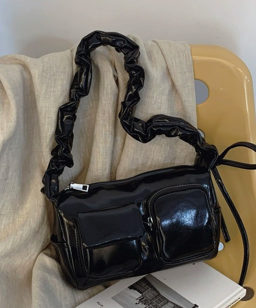 ショルダーバッグ バッグ Chiina / 2wayエナメルミニショルダー