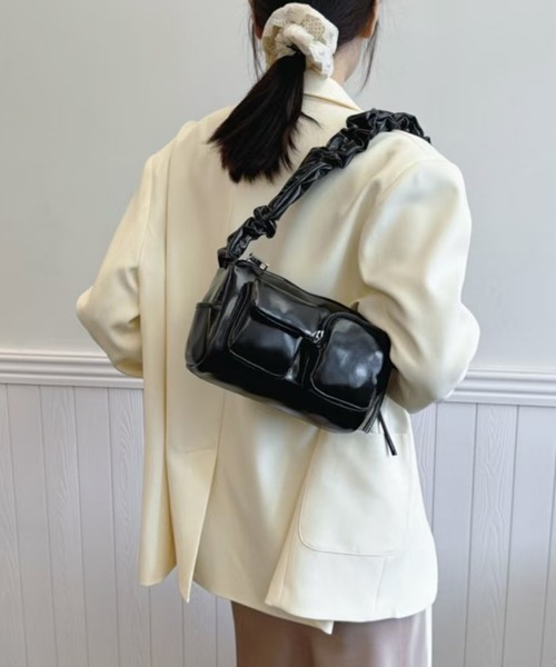 ショルダーバッグ バッグ Chiina / 2wayエナメルミニショルダー