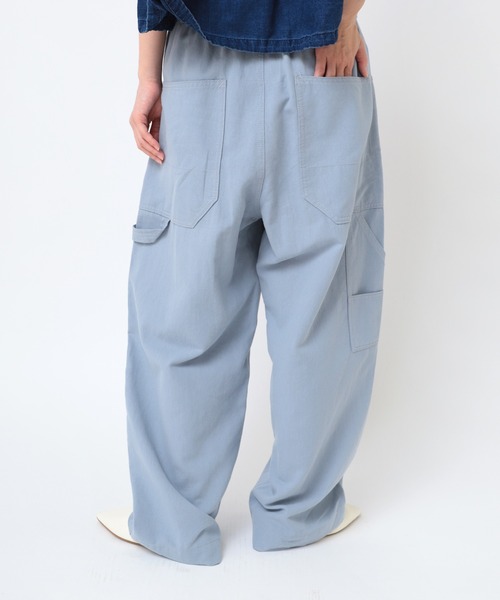 URCH RNA ワイドパンツ パンツ R4324 綿麻サージのカーペンターパンツ