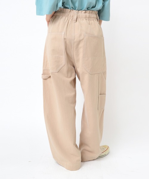 URCH RNA パンツ R4324 綿麻サージのカーペンターパンツ レディース