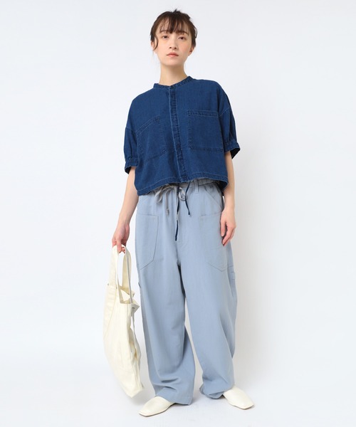 URCH RNA イージーカーペンターパンツ URCH RNA パンツ R4324 綿麻サージのカーペンターパンツ