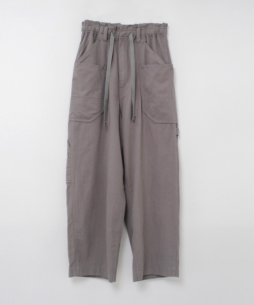 URCH RNA パンツ R4324 綿麻サージのカーペンターパンツ レディース