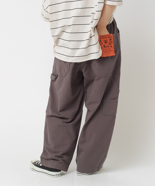 URCH RNA ワイドパンツ パンツ R4324 綿麻サージのカーペンターパンツ