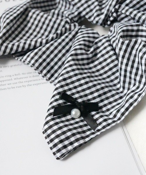 Port（ポート） シュシュ 「 」 スクエア ビッグ シュシュ / チェック