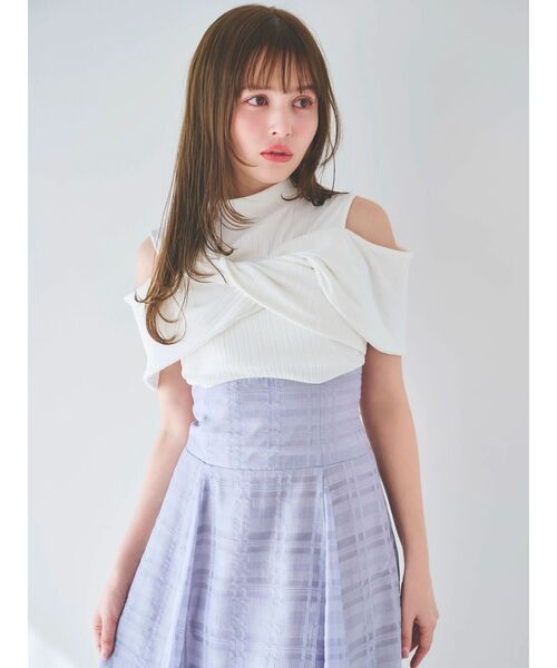 ワンピース　確認用 dazzlin ワンピース ツイストシアーチェックコルセット