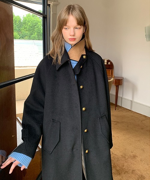 Fano Studios」 ステンカラーコート S ブラック レディース : ZOZOTOWN