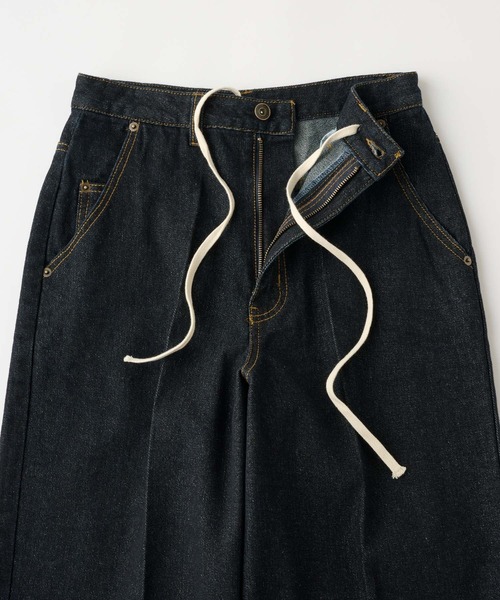 [MONO-MART LADY'S] обработка Denim брюки M черный женский 