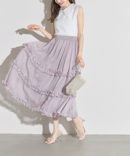 tocco closet ニット セーター 「ZOZO限定」リボンレース襟