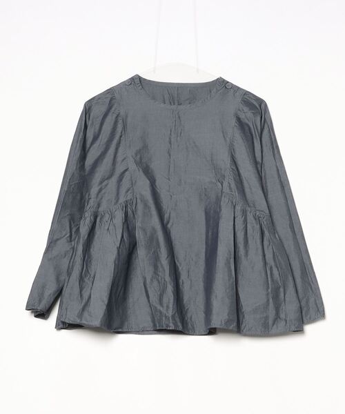 「BEARDSLEY」 7分袖ブラウス FREE グレー レディース