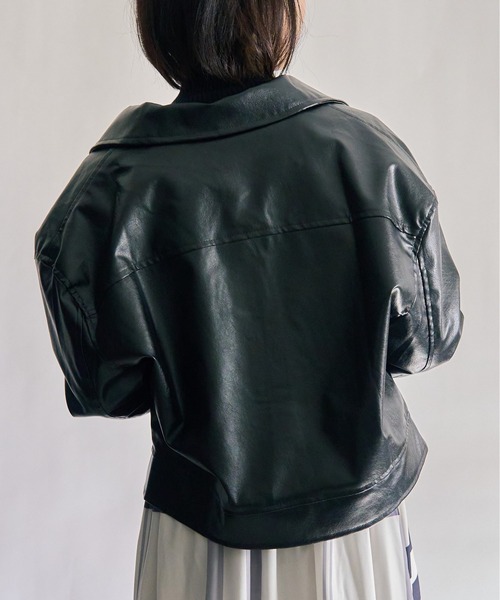 「SETUP7」 「Maison breeze」ジャケット FREE ブラック レディース_画像5