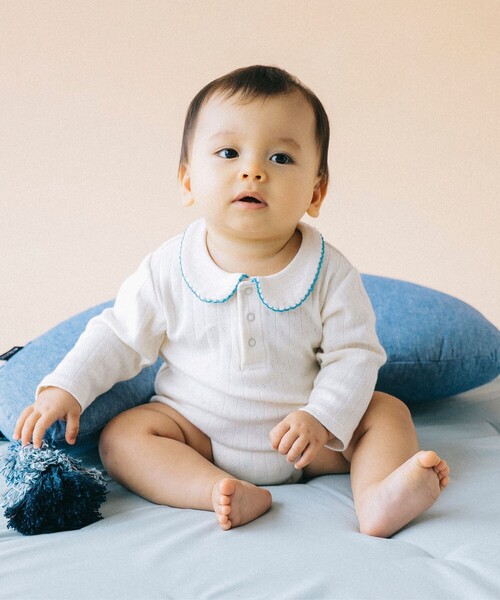 こども ビームス ベビー服 ロンパース ベビー 針抜き ロンパース