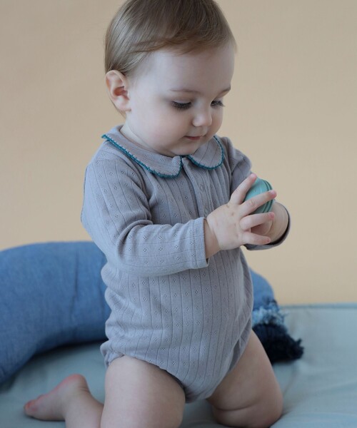 こども ビームス ベビー服 ロンパース ベビー 針抜き ロンパース