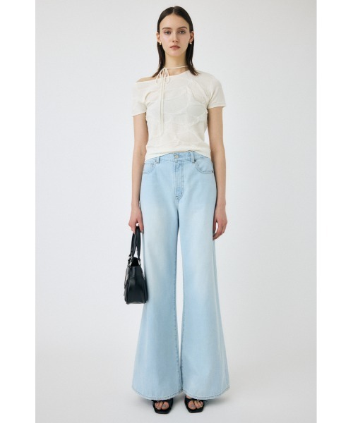 MOUSSY デニムパンツ ハイライズ フレア 24 W60×L74 AZUL DENIMフレアデニム（デニムパンツ）｜AZUL BY MOUSSY