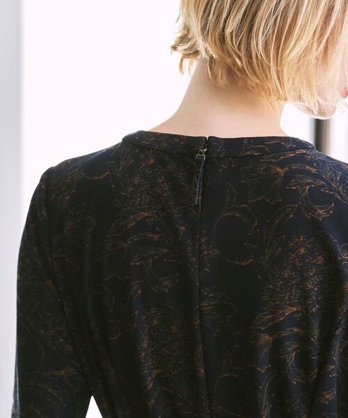 パーティードレス ワンピース 「BIBURY FLOWER」ドローイングシャドーバイブリーワンピースの画像