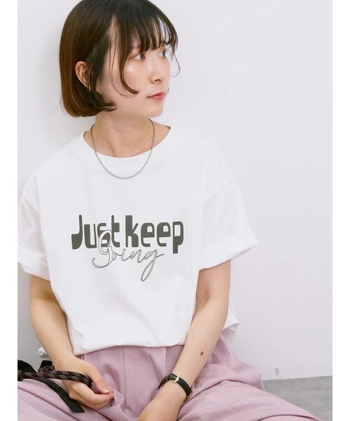 Samansa Mos2 blue（サマンサモスモスブルー） tシャツ 「接触冷感