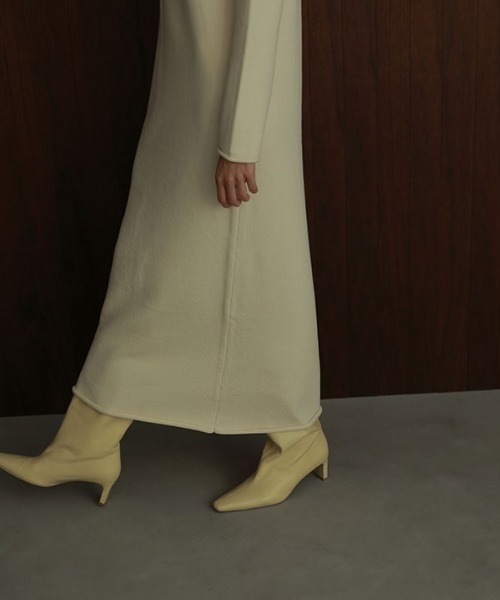 「ETRE TOKYO」 ニットワンピース FREE オフホワイト レディース_画像9