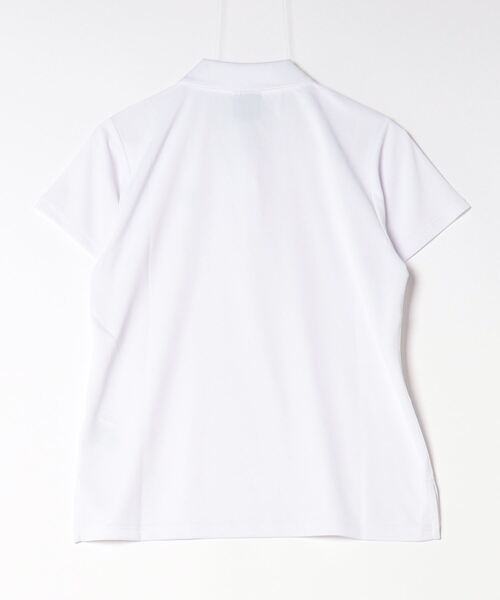 「Champion」 半袖ポロシャツ LARGE ブラック レディース