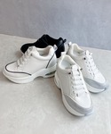 スニーカー サッと履ける 軽量 厚底エア入りソ...の詳細画像1